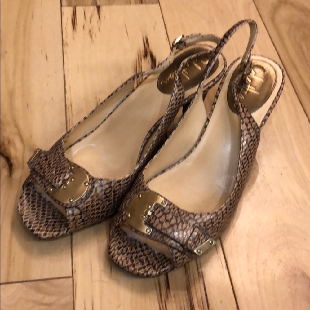 Sling back Cole Haan Nike Air sz 7 1/2 Heels